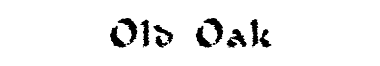 Old Oak font preview
