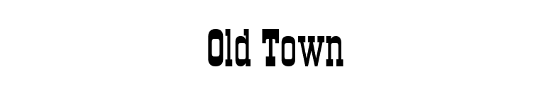 Old Town font preview