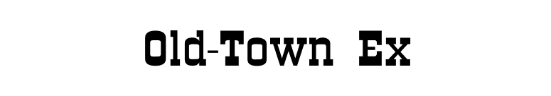 Old-Town Ex font preview