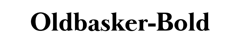 Oldbasker-Bold font preview