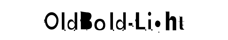 OldBold-Light font preview