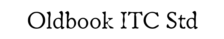 Oldbook ITC Std font preview