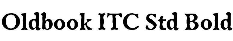 Oldbook ITC Std Bold font preview