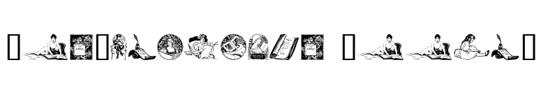OldFashioned Illus. font preview