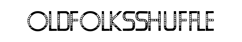 OldFolksShuffle font preview