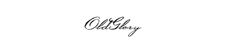 OldGlory font preview