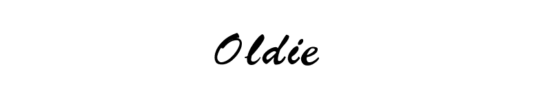 Oldie  font preview