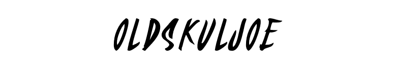 OLDSKULJOE font preview