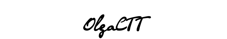 OlgaCTT font preview
