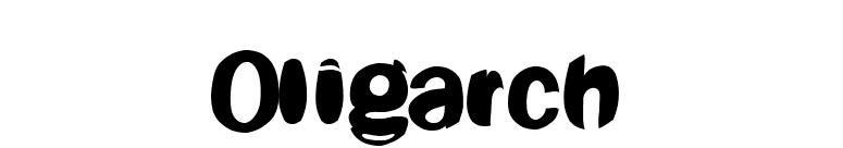 Oligarch font preview