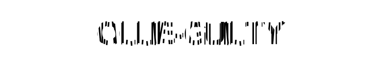Ollie-Guilty font preview