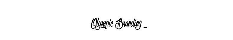 Olympic Branding font preview
