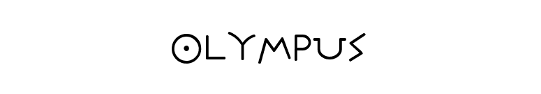 Olympus font preview