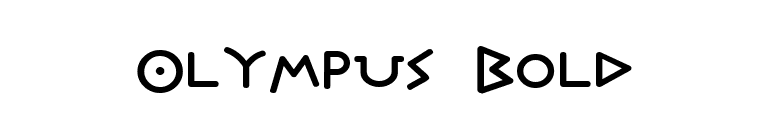 Olympus Bold font preview