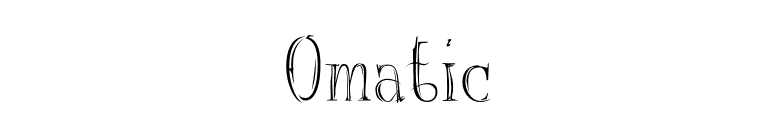 Omatic font preview