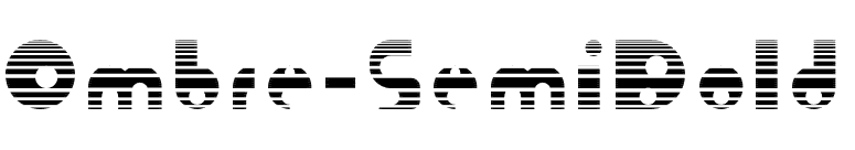 Ombre-SemiBold font preview