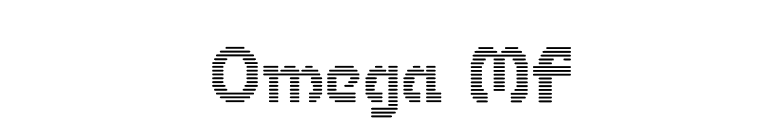 Omega MF font preview