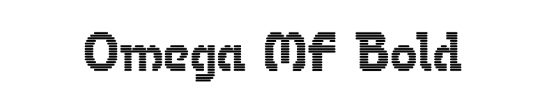 Omega MF Bold font preview