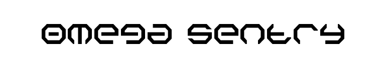 Omega Sentry font preview
