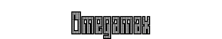 Omegamax font preview