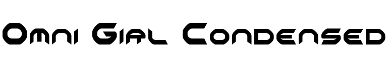 Omni Girl Condensed font preview
