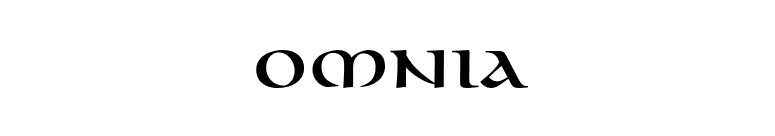 Omnia font preview