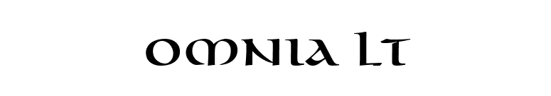 Omnia LT font preview