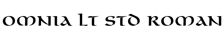 Omnia LT Std Roman font preview
