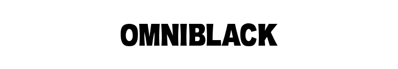 OMNIBLACK font preview