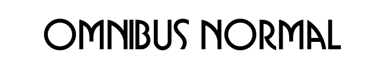 Omnibus Normal font preview