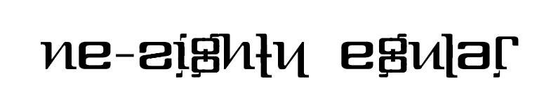 One-Eighty Regular font preview