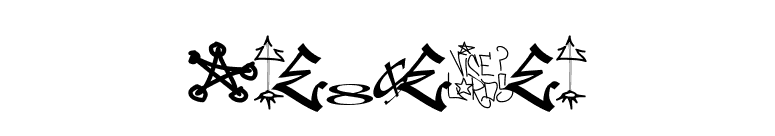 one8seven font preview