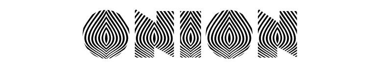 Onion font preview