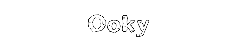 Ooky font preview