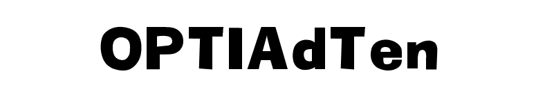 OPTIAdTen font preview