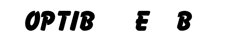OPTIBalloonExtraBold font preview