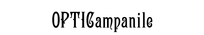 OPTICampanile font preview