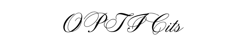 OPTICits font preview