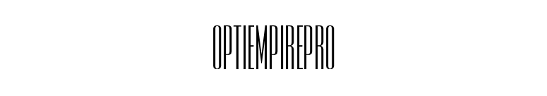 OPTIEmpirePro font preview