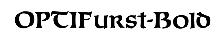 OPTIFurst-Bold font preview