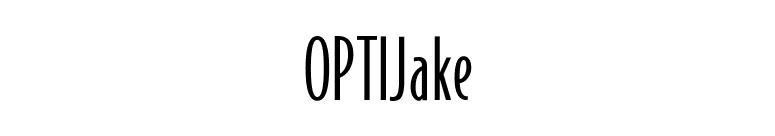 OPTIJake font preview
