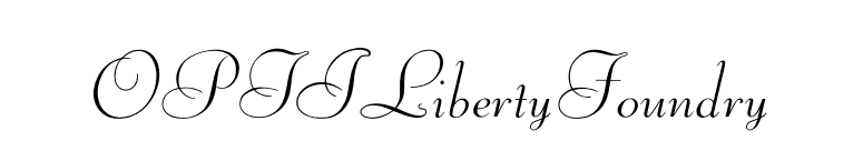 OPTILibertyFoundry font preview