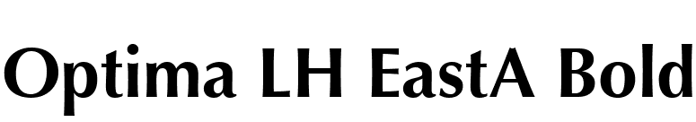 Optima LH EastA Bold font preview