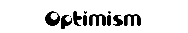 Optimism font preview