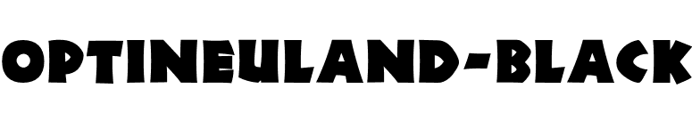 OPTINeuland-Black font preview