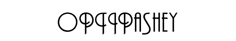 OPTIPashey font preview