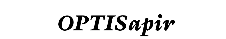 OPTISapir font preview