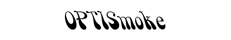 OPTISmoke font preview