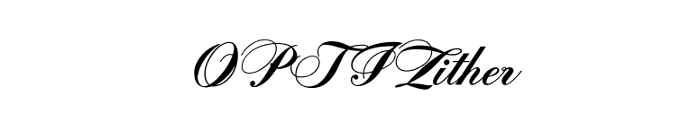 OPTIZither font preview