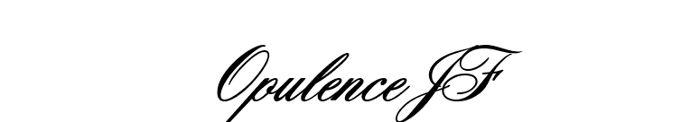 OpulenceJF font preview